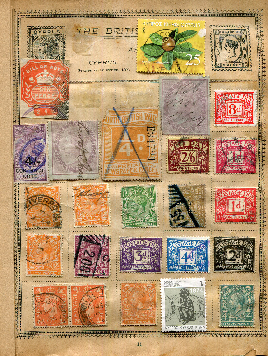 A collection of Great Britain stamps from Victoria to Elizabeth II, also Canada, Rhodesia, USA and