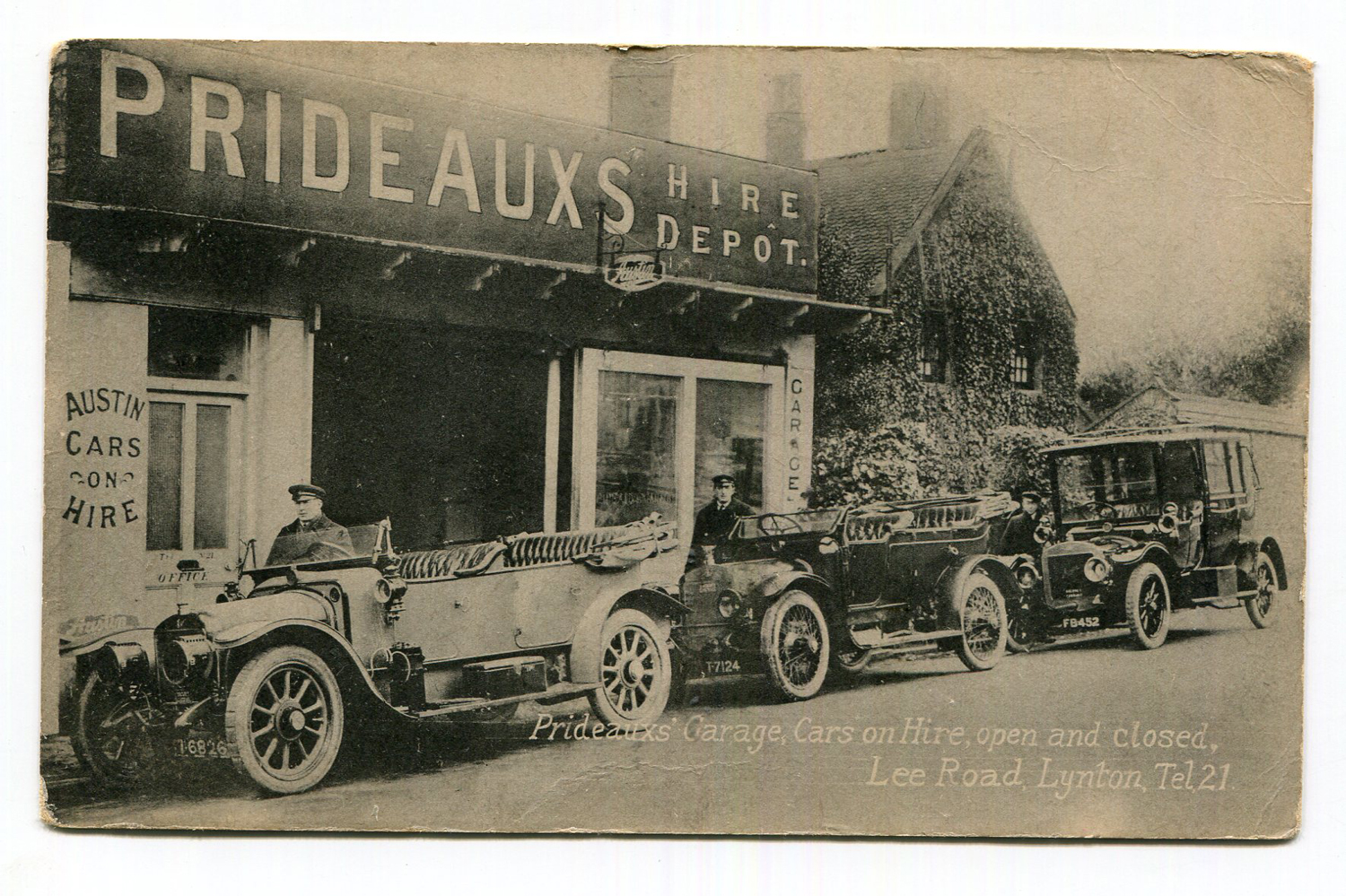 AUSTIN. A collection of 42 postcards and photographs of pre-1920 Austin motorcars, including two - Image 5 of 5