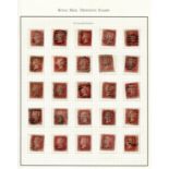 A collection of Great Britain stamps in fifteen albums and stock books from 1d reds used to modern