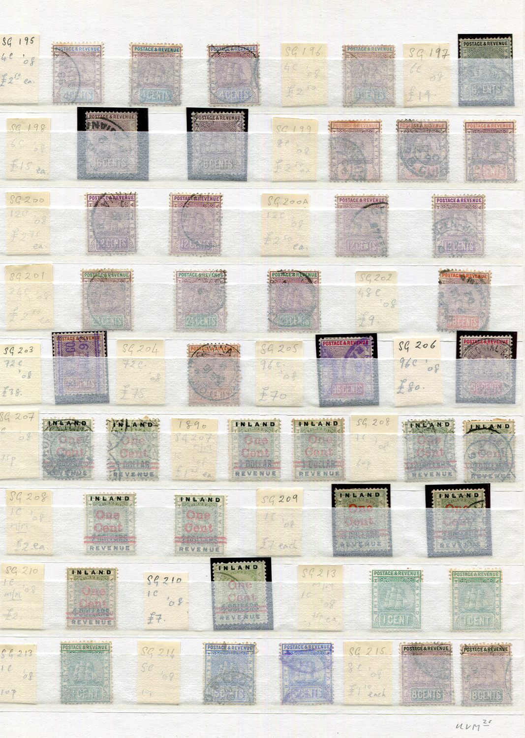 A collection of British Guiana stamps in a stock book from 1860-1966, mint and used, 1889 to 96 - Image 2 of 2