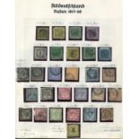 A collection of German States stamps in two albums, including Baden, Bavaria, Prussia and