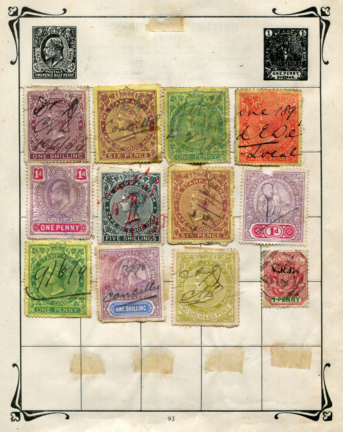 A collection of Great Britain stamps from Victoria to Elizabeth II, also Canada, Rhodesia, USA and - Image 3 of 3