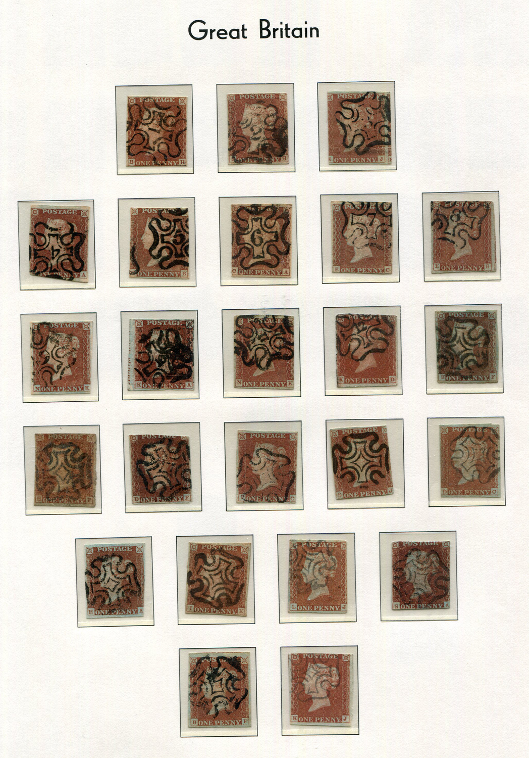 A collection of Great Britain stamps in a Lighthouse album, 1840-1951, used collection with 1d black - Image 6 of 6