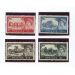 A collection of Great Britain stamps, Edward VII to Elizabeth II on stock cards, including George VI