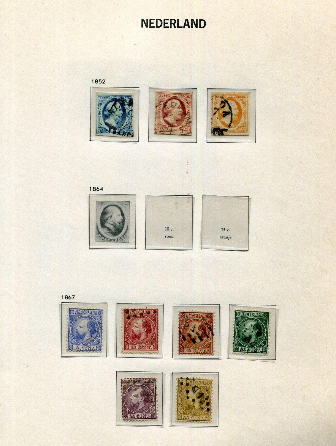 A collection of Netherlands stamps in two Davo printed albums, from 1852 mint and used with 1920 - Image 5 of 6