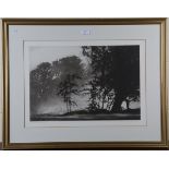 Norman Ackroyd - 'Swinbrook Evening', etching with aquatint, signed, titled, dated 1983, and