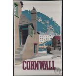 Frank Newbould - 'Cornwall' (G.W.R. Railway Travel Poster), lithograph, printed by Jordison & Co,