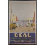 Herbert Alker Tripp - 'Deal' (Southern Railway Travel Poster), lithograph, printed by McCorquodale &