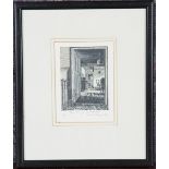 Howard Phipps - 'Open Doorways, the Netherhall', woodcut, signed, titled, editioned 46/50, and dated