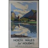 John Mace - 'North Wales for Holidays, Dolbadarn Castle, Llanberis' (L.M.S. Railway Travel