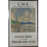 Paul Henry - 'L.M.S. London Midland & Scottish Railway, Lough Derg, Ireland This Year' (Travel