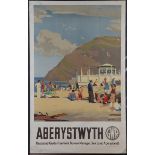 Herbert Alker Tripp - 'Aberystwyth' (G.W.R. Railway Travel Poster), lithograph, printed by The