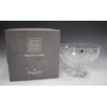 A Waterford Crystal America's Heritage Collection Thomas Edison footed cut glass bowl, boxed.Buyer’s