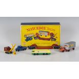 A Matchbox Series Major Packs Commercial Vehicle Gift Set G-9, containing four vehicles,