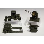 A Britains No. 1641 heavy duty lorry and a searchlight (playwear, damage and parts missing).Buyer’
