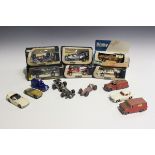 A Dinky Supertoys No. 965 Euclid rear dump truck, boxed, four Atlas Dinky Toys vehicles and a