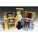 Four Merrythought limited edition teddy bears, comprising Mount Everest, Titanic, Mr Whoppit and