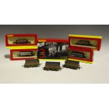 Nine Hornby gauge OO weathered rolling stock packs, comprising R.6449, R.6450, R.6393, R.6151 coke