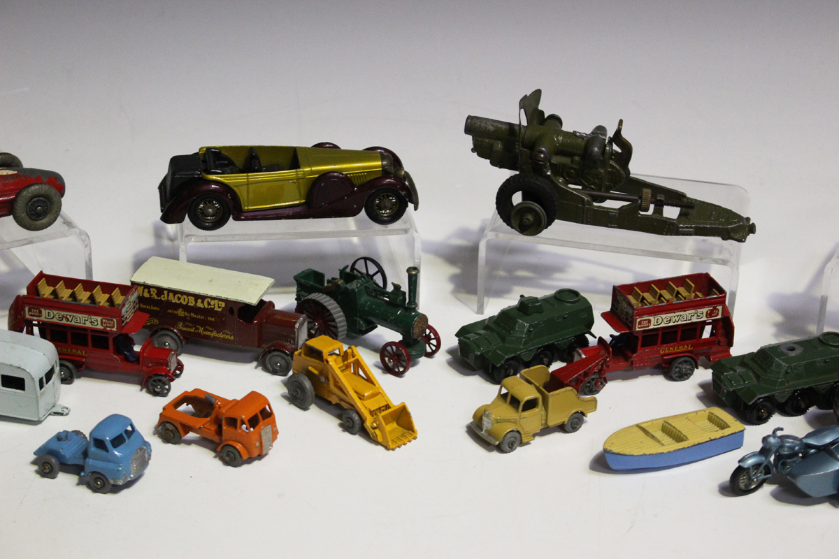 A collection of diecast vehicles and figures, including Corgi Toys, Matchbox 1-75 and Models of - Image 3 of 8