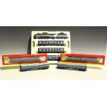 A Hornby gauge OO R.2371M Coronation Scot train pack, boxed with certificate and delivery box, and
