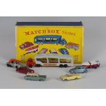 A Matchbox Series Gift Set G-2 Car Transporter Set, comprising Nos. 25, 30, 31, 39, 48, 65 and