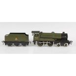A Bassett-Lowke gauge O clockwork locomotive 'Prince Charles' and tender, finished in BR green and