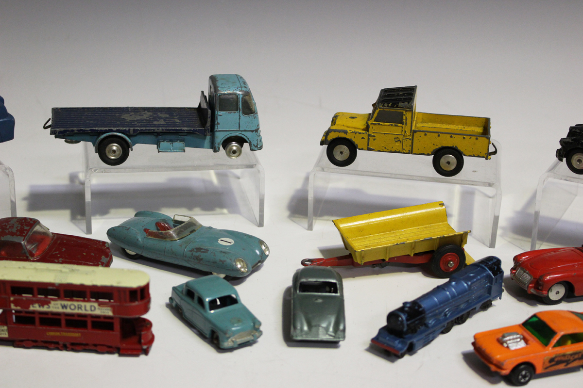 A collection of diecast vehicles and figures, including Corgi Toys, Matchbox 1-75 and Models of - Image 7 of 8