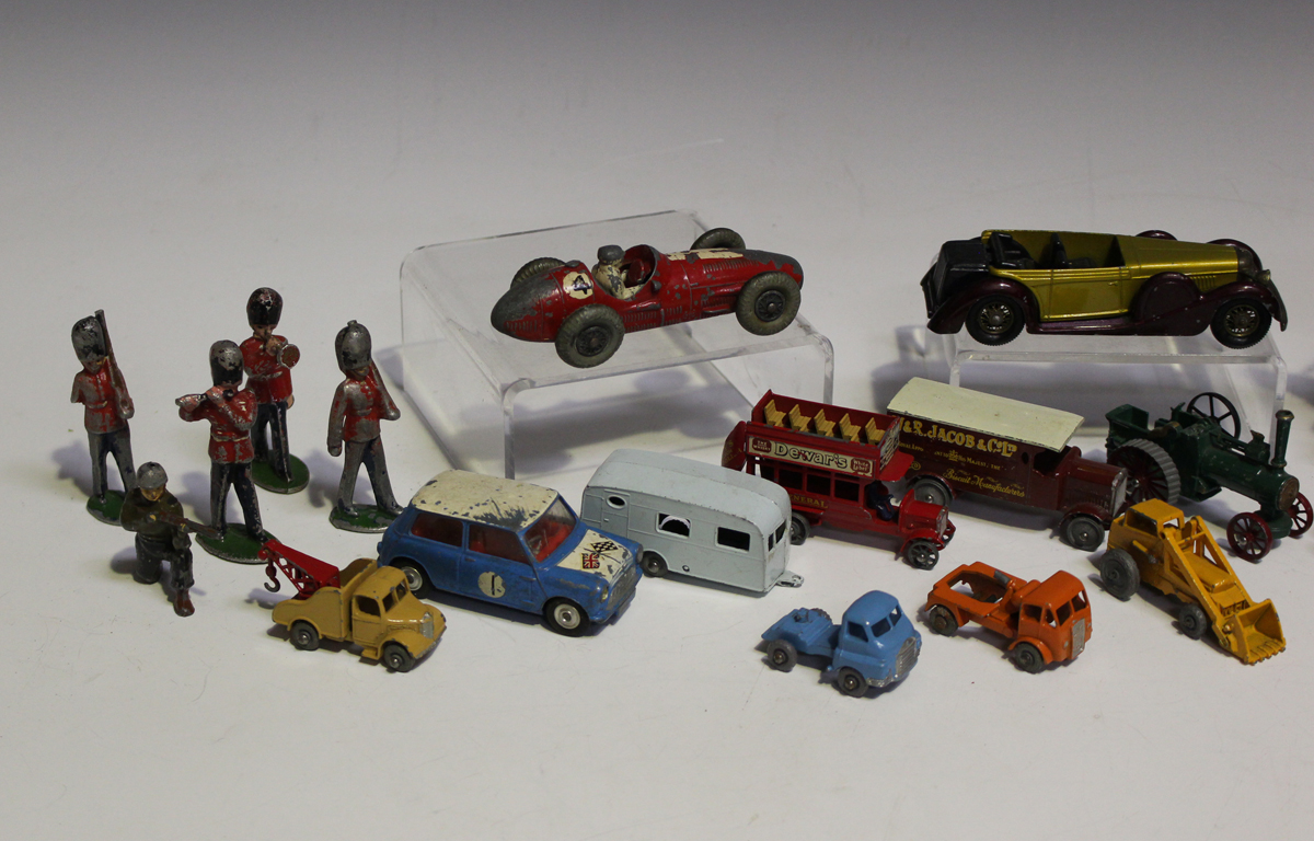A collection of diecast vehicles and figures, including Corgi Toys, Matchbox 1-75 and Models of - Image 4 of 8