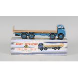 A Dinky Supertoys No. 903 Foden flat truck with tailboard, finished with mid-blue cab, chassis and