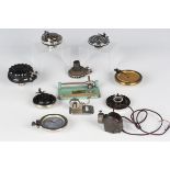 A small collection of gramophone accessories, including an HMV No. 4 head, an Astra-Electric head, a