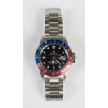 A Rolex Oyster Perpetual GMT-Master stainless steel cased gentleman's bracelet wristwatch, Ref.