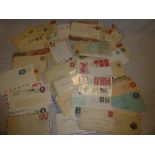 A collection of USA postal history including covers and postal stationary