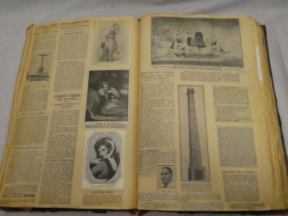 A large scrapbook containing various Naval related illustrations and cuttings mainly from the - Image 5 of 9