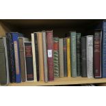 Twenty Folio Society volumes,