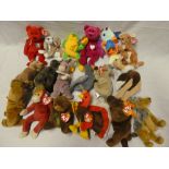 Eighteen 1990's original Beanie Babies with tags