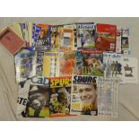 A selection of approx 150 various football programmes,
