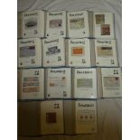 Fourteen bound volumes of the Philatelist Postal Journal of GB 1973-1996