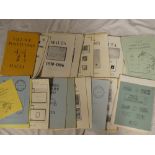A selection of over 40 Malta stamp journals including village postmarks etc