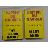 Du Maurier (Daphne) My Cousin Rachel, 1st edition 1951 with dust jacket; and Mary Anne - A Novel,
