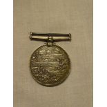 A Victorian Volunteer long service medal partly erased No. 732 C.S.M.