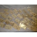 A collection of 28 France pre-stamp entire letters,