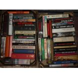 Three boxes of military books including War on the Eastern Front; The WW1 Source Book;