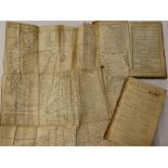 Owen's New Book of Roads or a Description of the Roads of Great Britain 1796 with folding map;