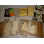 A selection of Japan postal covers together with seven Japanese stamp books