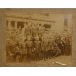 A Victorian photograph of Redruth Fire Brigade by J Chenhall of Redruth 7" x 9 1/2"