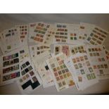 A large number of circulated stamp packet books,