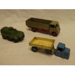 Dinky Supertoys - red/grey open lorry,