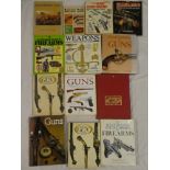 Various gun related volumes including Illustrated Directory of Guns, Antique Firearms,