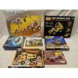 A Meccano No 1 clock kit in original box and a selection of modern boxed construction kits