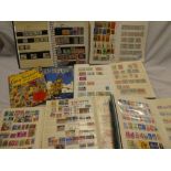 Eight albums/stockbooks containing mixed World stamps